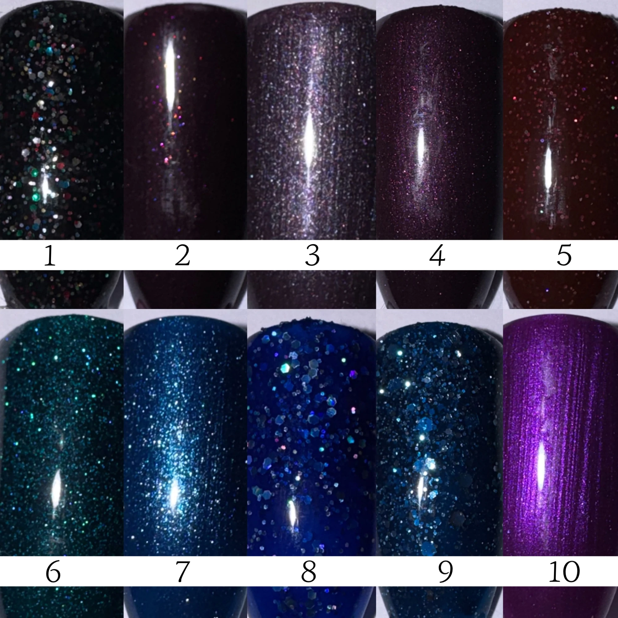 Couleur Pailletée et Nacrée (30 couleurs)